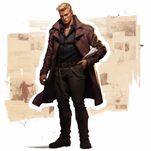 Mijdourney Prompt for Character Design of a Detective