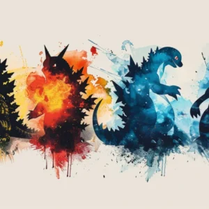 Vintage Surreal T-Shirt Design with Iconic Characters