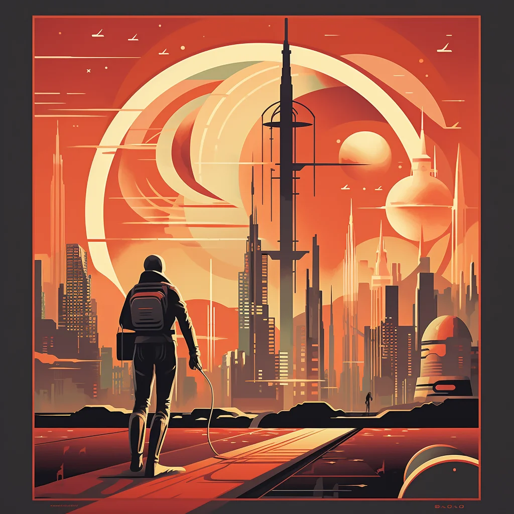 Midjourney Prompt: Vintage Cyberpunk Posters